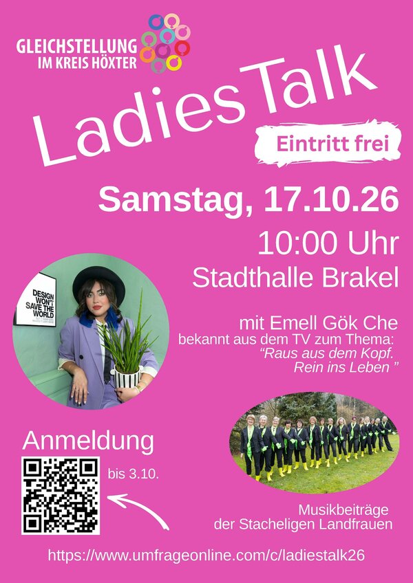 Bild vergr&ouml;&szlig;ern: LadiesTalk Gleichstellung 2026_A3_Plakat_FINAL (002)