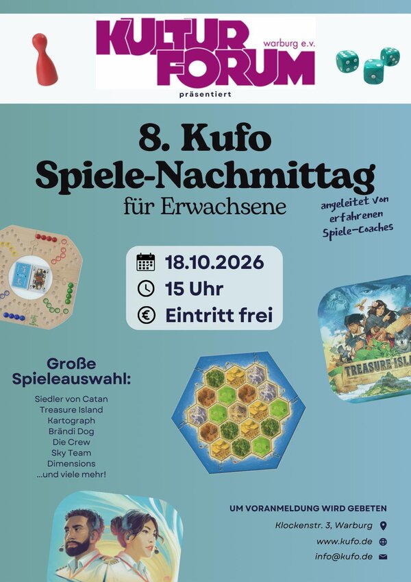 Bild vergr&ouml;&szlig;ern: Plakat 8. Spielenachmittag 18.10.2026-001